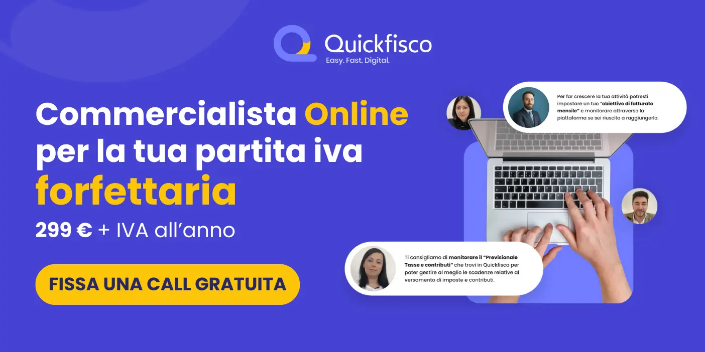 Commercialista online partita iva forfettaria Quickfisco